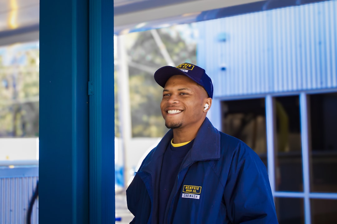 Professional electrician performing electrical service